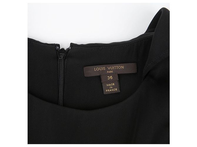 Louis Vuitton Vestido sin mangas con cinturón Negro - vista 4