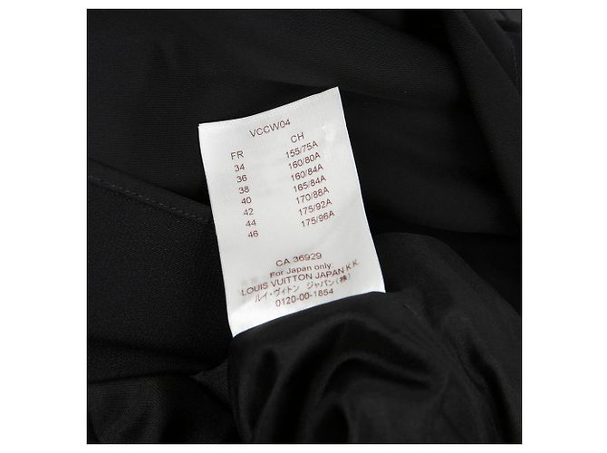 Louis Vuitton Vestido sin mangas con cinturón Negro - vista 8