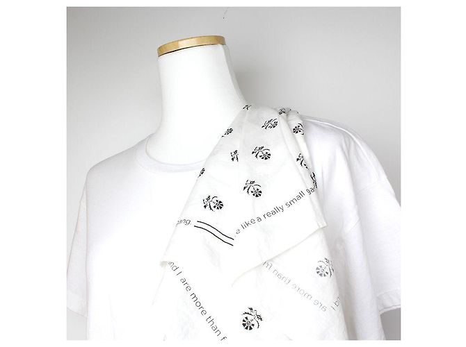 Maison Martin Margiela Camiseta Bandana Blanca Blanco - vue 4