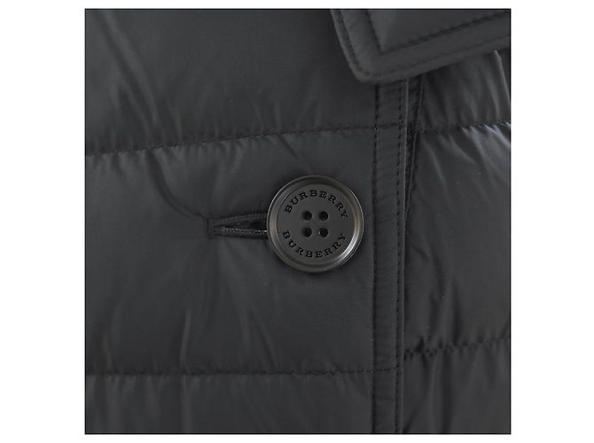 Burberry Abrigo Largo con Capucha Dalmerton Negro - vista 10