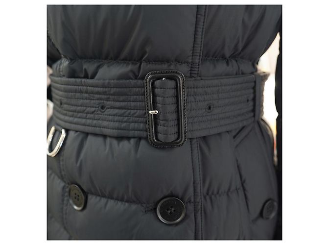 Burberry Abrigo Largo con Capucha Dalmerton Negro - vista 11