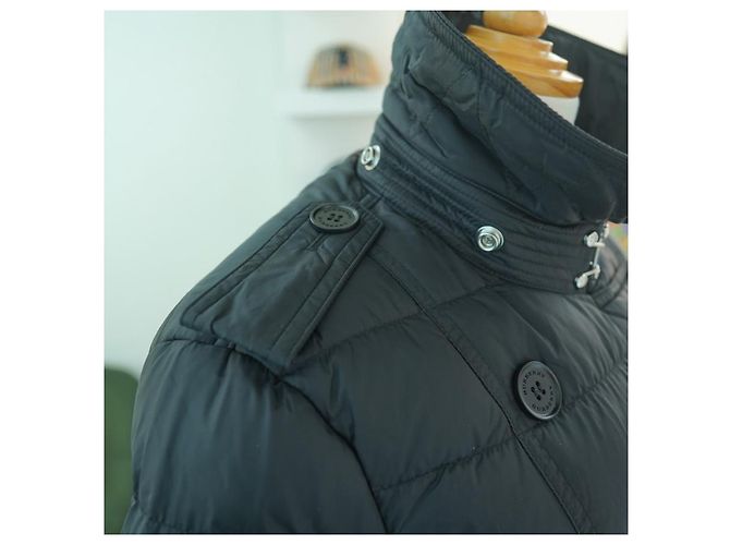 Burberry Abrigo Largo con Capucha Dalmerton Negro - vista 26