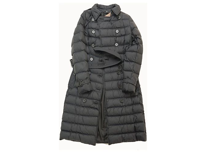 Burberry Abrigo Largo con Capucha Dalmerton Negro - vista 30