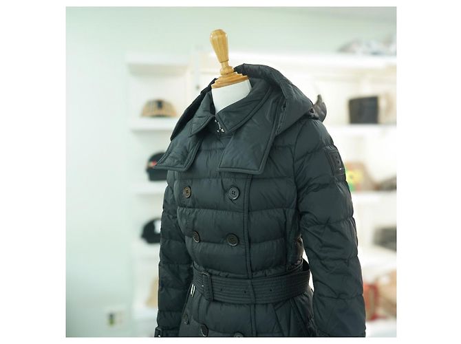Burberry Abrigo Largo con Capucha Dalmerton Negro - vista 5