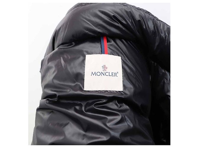 Moncler Hioseries Wool Blend Shell Hooded Jacket Black - view 15