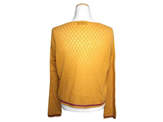 Etro Top de punto amarillo mostaza - vista 2