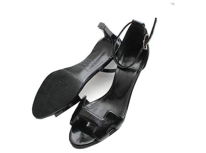 Hermès Schwarze Lackschuhe - Ansicht 3