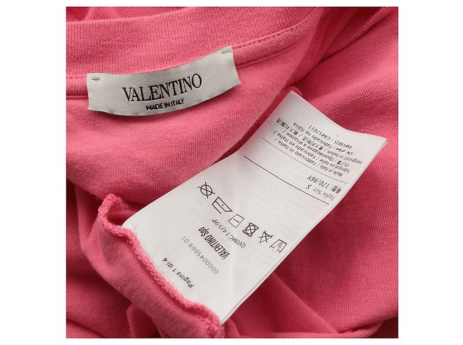 Valentino Rosa T-Shirt mit Nieten Pink - Ansicht 3