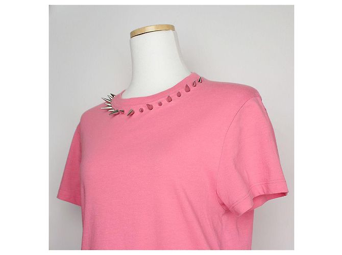 Valentino Rosa T-Shirt mit Nieten Pink - Ansicht 4