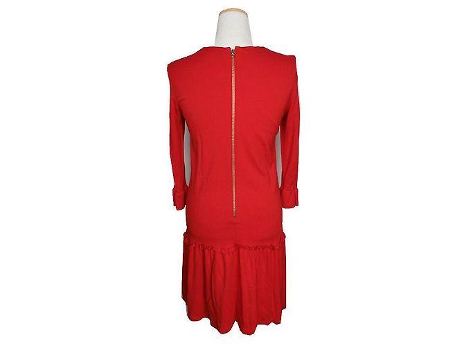 Miu Miu Vestido rojo de cintura baja Roja - vista 2