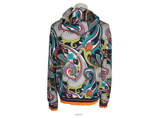 Etro Buntes Kapuzenzip-Jacke Mehrfarben - Ansicht 2