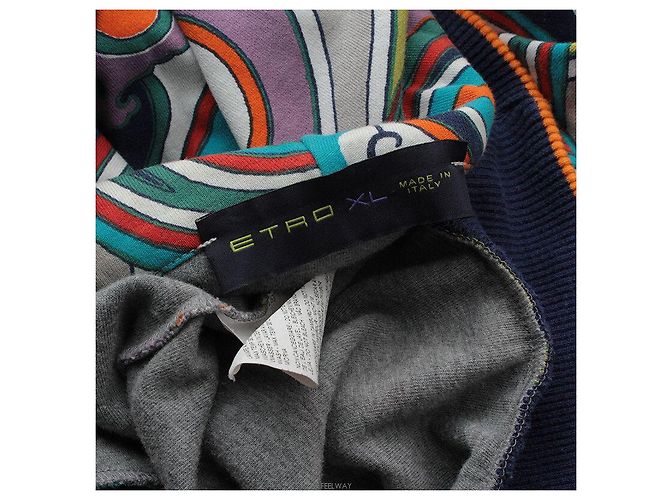 Etro Buntes Kapuzenzip-Jacke Mehrfarben - Ansicht 3
