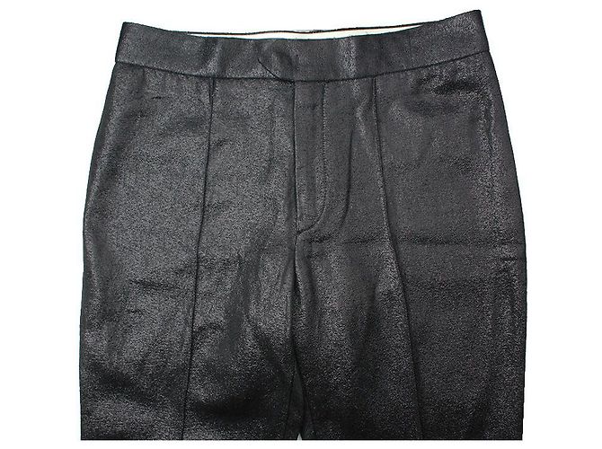 Metallic Schwarze Hose Isabel Marant - Ansicht 4