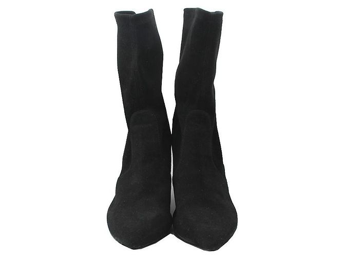 Botas de ante negras Stuart Weitzman Negro - vista 2