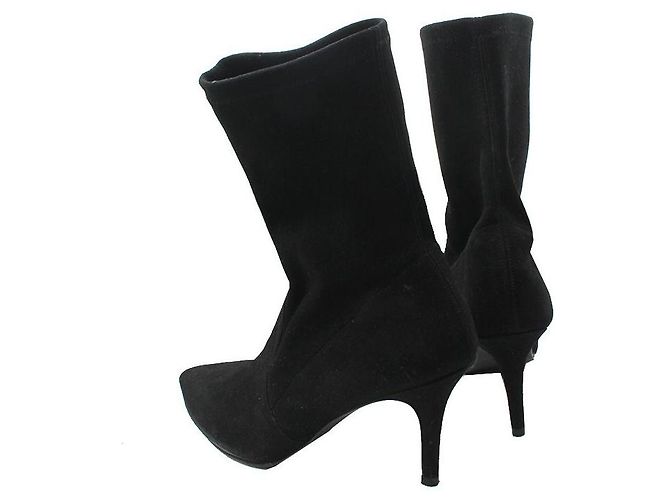 Botas de ante negras Stuart Weitzman Negro - vista 4