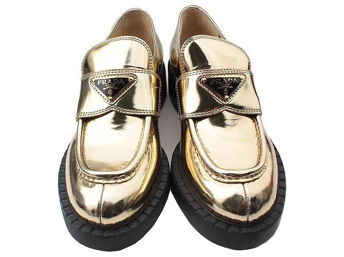 Prada Mocassino dorato D'oro - vista 2
