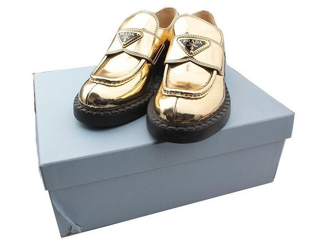 Prada Mocassino dorato D'oro - vista 5