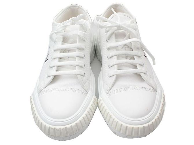 Louis Vuitton Sneaker mit Elfenbein-Monogramm-Details Weiß - Ansicht 2