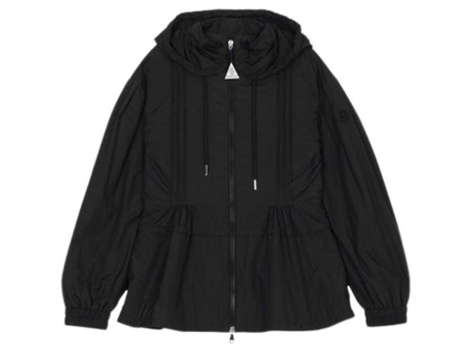 Giacca con cappuccio Moncler Vabre nera Nero - vista 2