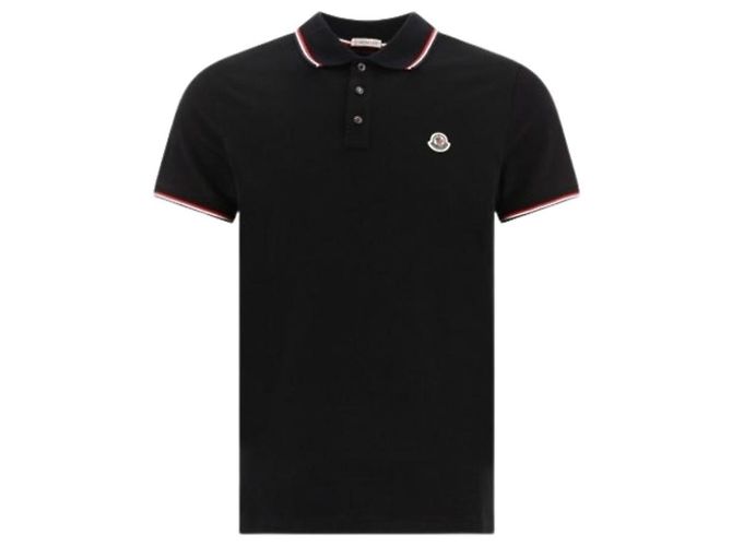 Moncler Herren Polo-Shirt mit Logo-Patch in Marineblau - Ansicht 2