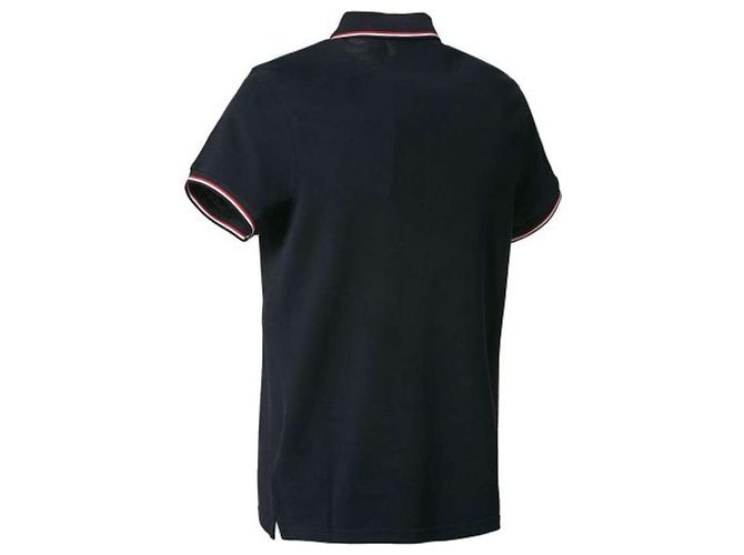 Moncler Herren Polo-Shirt mit Logo-Patch in Marineblau - Ansicht 6