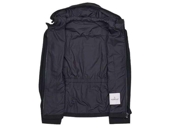 Moncler Giacca a vento nera Nero - vista 11