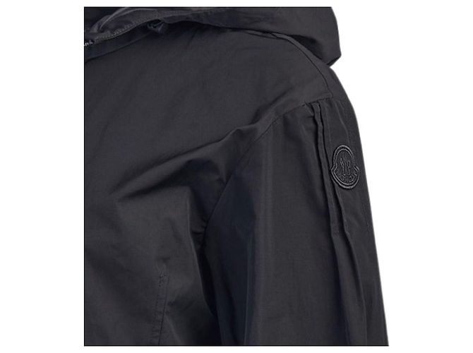 Moncler Giacca a vento nera Nero - vista 4