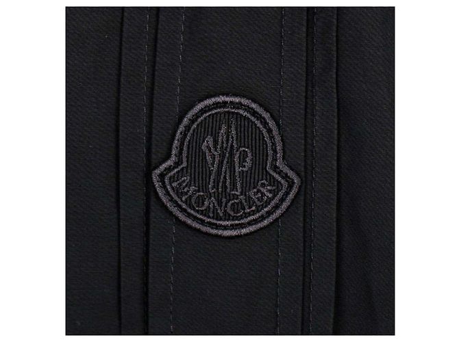 Moncler Giacca a vento nera Nero - vista 6