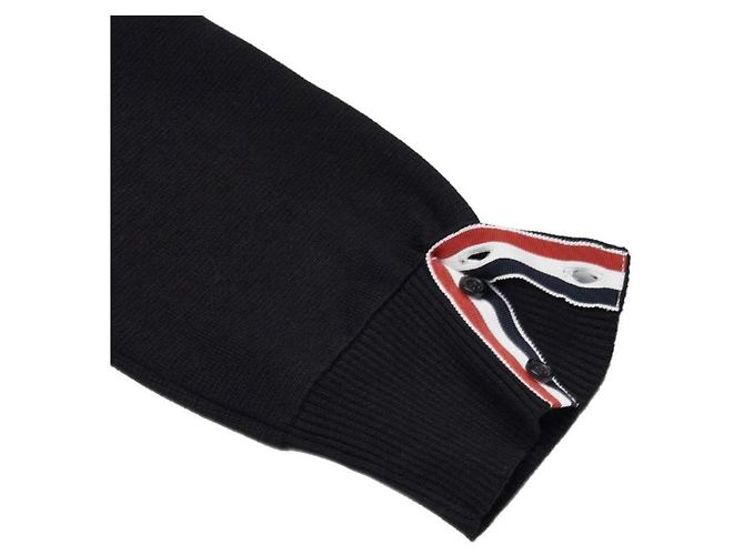 Thom Browne Schwarze Milano-Stich-Cardigan - Ansicht 11
