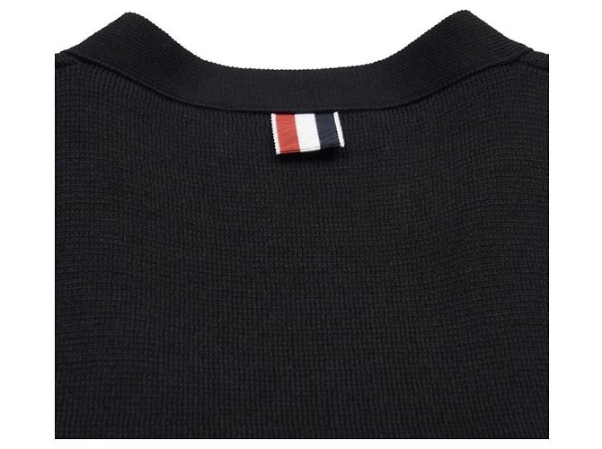 Thom Browne Schwarze Milano-Stich-Cardigan - Ansicht 13