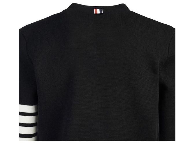 Thom Browne Schwarze Milano-Stich-Cardigan - Ansicht 7