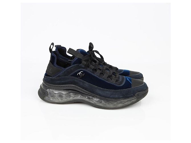 Chanel Sneaker aus Mischfaser Größe Blau - Ansicht 5