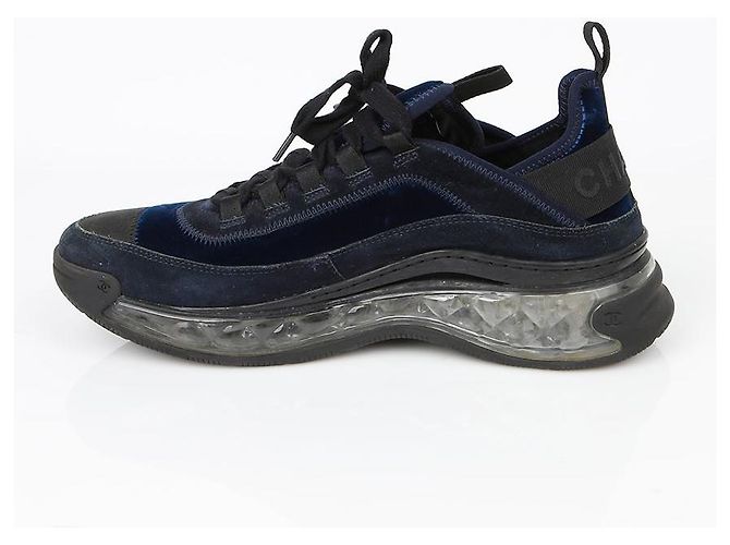 Chanel Sneaker aus Mischfaser Größe Blau - Ansicht 6