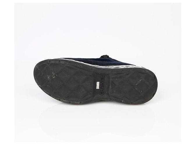 Chanel Sneaker aus Mischfaser Größe Blau - Ansicht 8