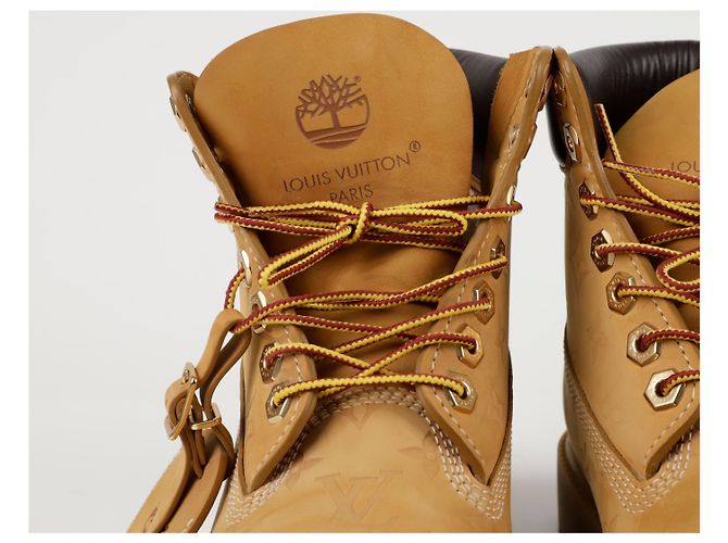 Louis Vuitton Timberland Ankle Boots Size Brown - view 10