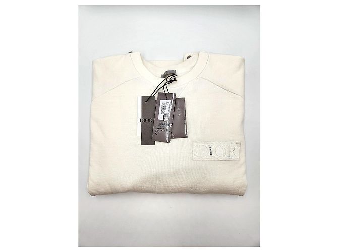 Dior Sacai Baumwolle Faltenwurf Weiß (XL) - Ansicht 6