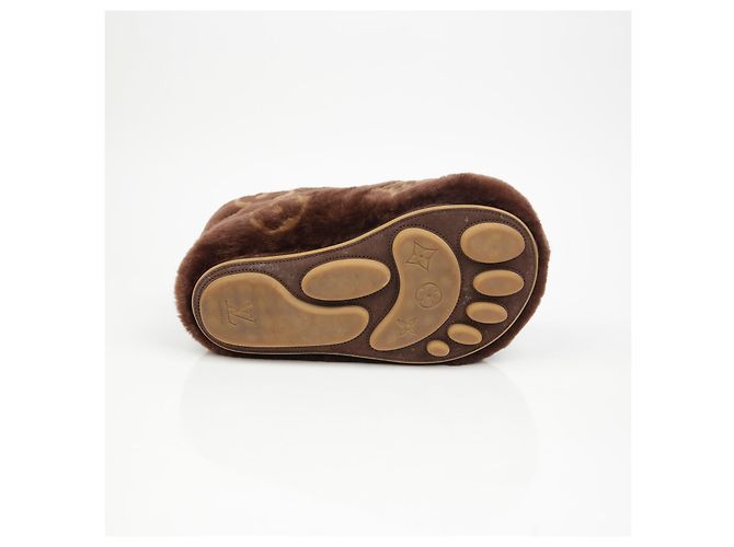 Louis Vuitton Stivali Footprint LV Marrone - vista 10