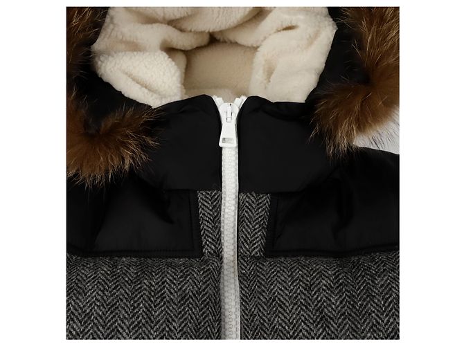 Moncler Robert Hood Down Padding Size Brown - view 5