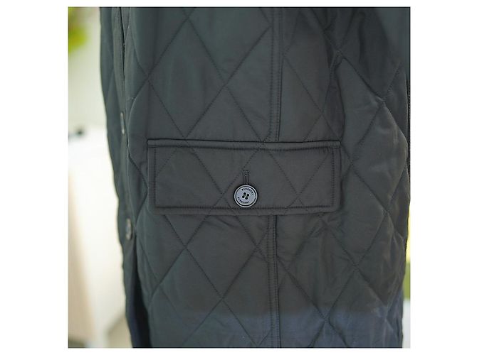 Burberry Damen schwarze gesteppte Jacke Dereham - Ansicht 22