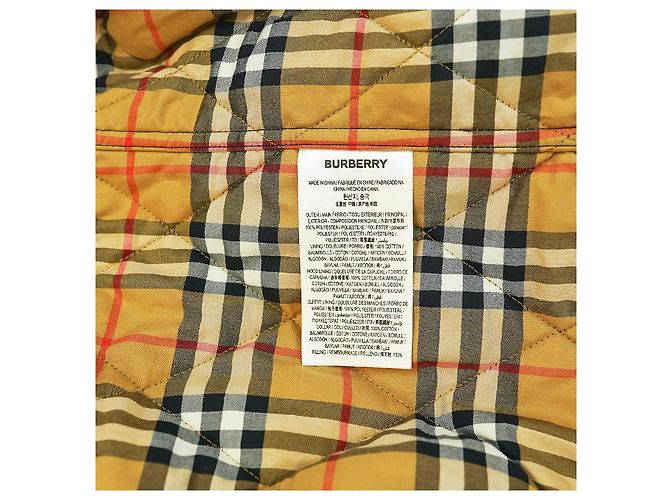 Burberry Damen schwarze gesteppte Jacke Dereham - Ansicht 25