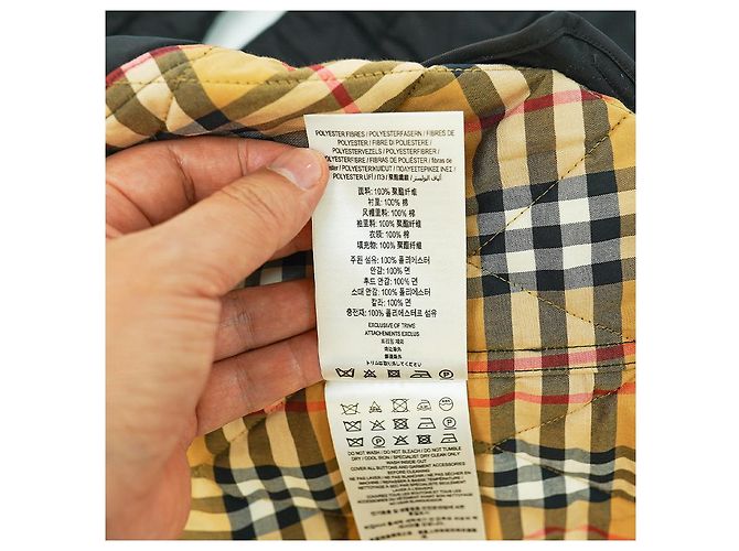 Burberry Damen schwarze gesteppte Jacke Dereham - Ansicht 26
