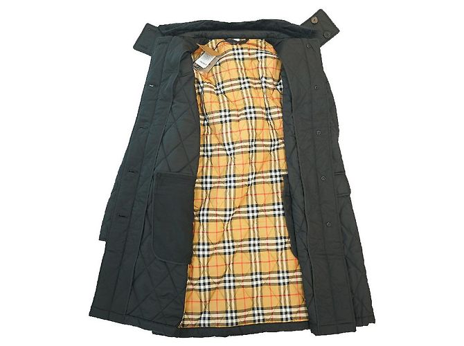 Burberry Damen schwarze gesteppte Jacke Dereham - Ansicht 28