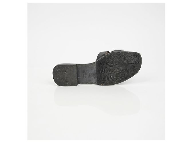 Hermès Oran Sandalen Schwarz - Ansicht 13