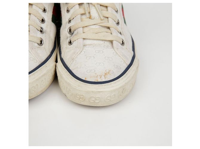 Gucci Tennis-Sneaker Größe Weiß - Ansicht 6