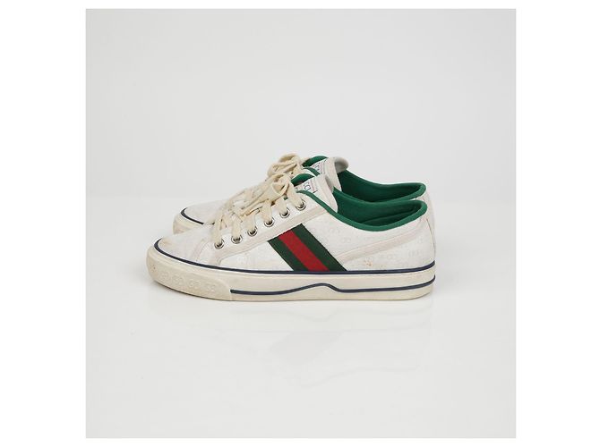 Gucci Tennis-Sneaker Größe Weiß - Ansicht 9