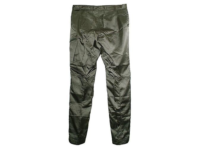 Prada Pantalones cargo de satén verde caqui - vista 2