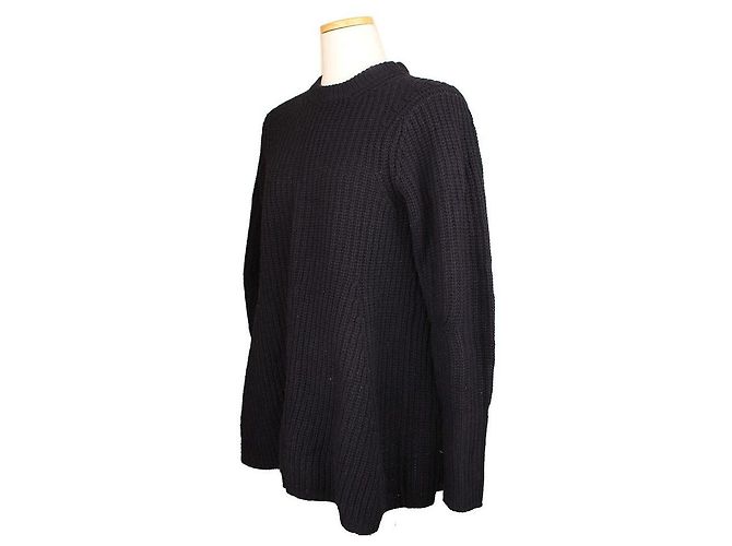 Acne Punto de lana azul marino - vista 2