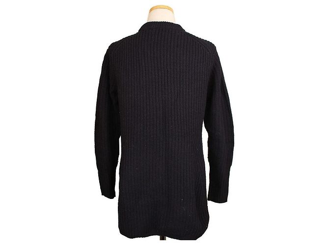 Acne Punto de lana azul marino - vista 4