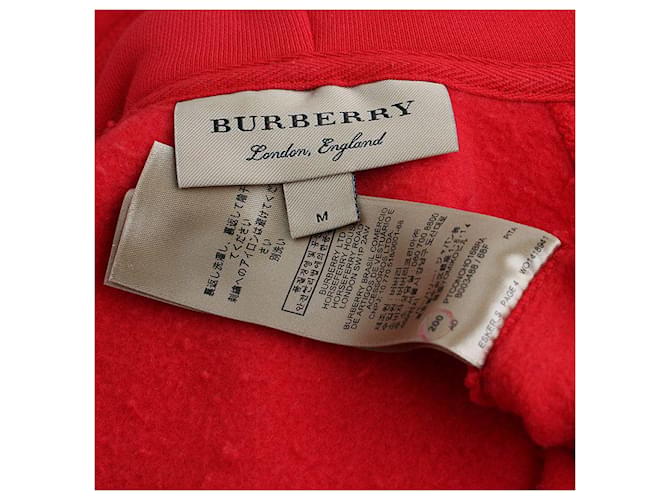 Burberry Roter Hoodie - Ansicht 3