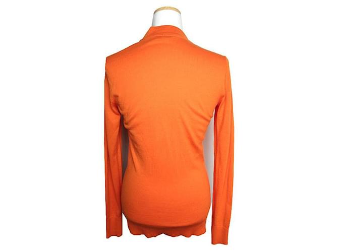 Tory Burch Oranger Baumwollstrickcardigan - Ansicht 2